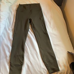 Lulu lemon train times pant dark olive